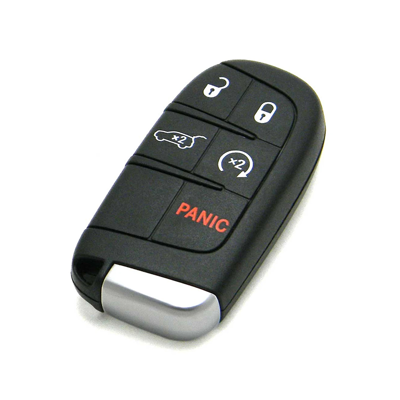2019-2021 5 Button Smart Key Dodge Challenger Charger Keyless Entry Remote Start Car Key Fob
