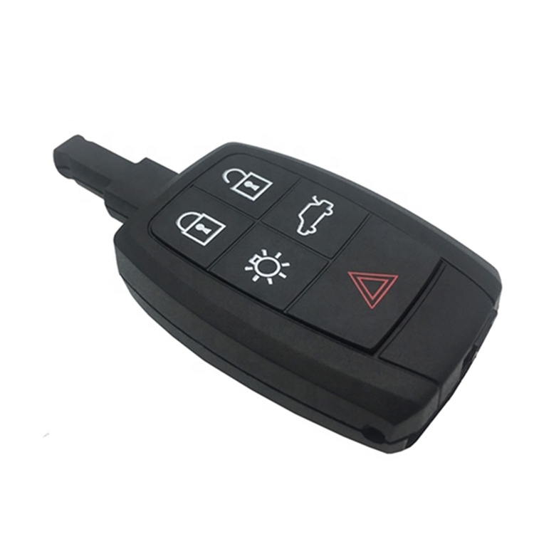 QN-RF628X 433MHz Shell Folding Flip Smart Keyless Entry Remote Key Case Fob 5 Button For Volvo S80 S60 V70 XC70 XC90
