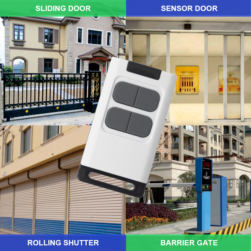 QN-RS725X 2 Buttons Multicode & Multifrequency DIP Switch Automatic Garage Door Remote Control