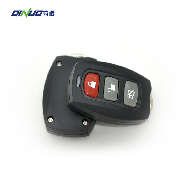 What is the range of an automatic gate remote control system?