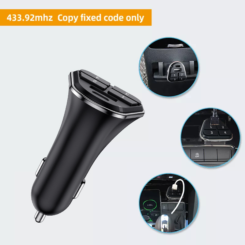 What types of car charger garage remotes are available in the market?